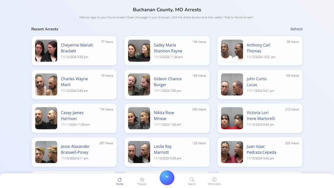 Buchanan County, MO Arrests - Public Jail Records