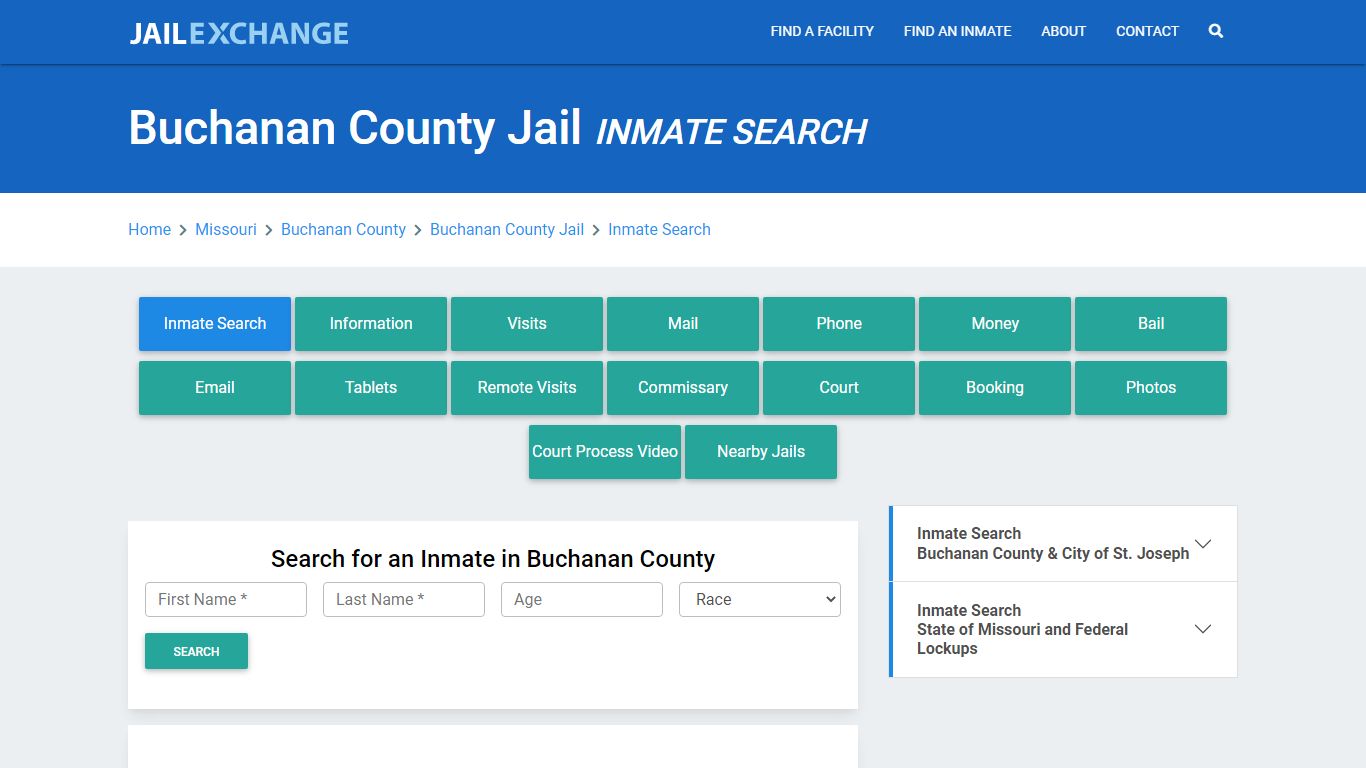 Buchanan County Jail, MO Inmate Search: Roster & Mugshots